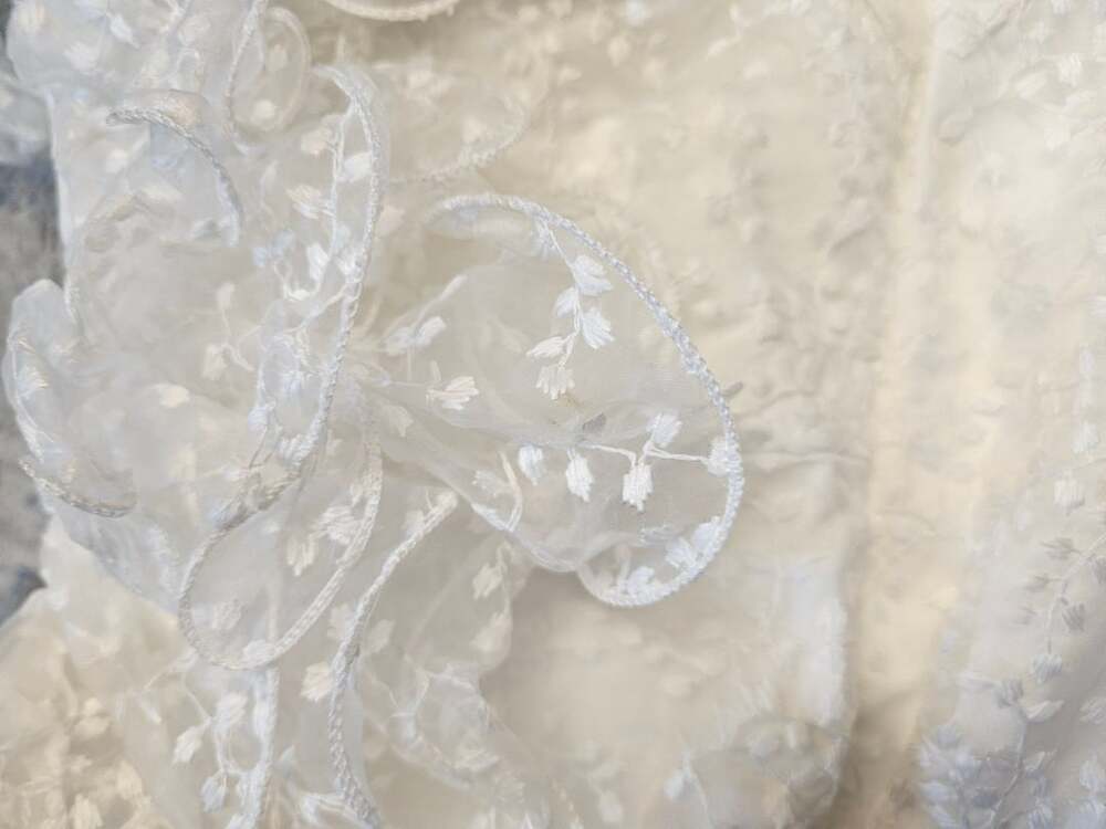 Lulus White Embroidered Ruffled Mini Dress - Picture 6 of 6